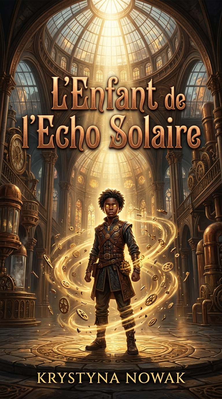 L'Enfant de l'Écho Solaire — couverture (livre généré par LIVRATA)